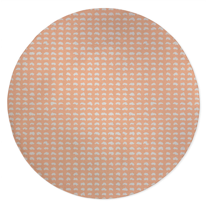 Gio Kids Play Mat, Peach/Orange