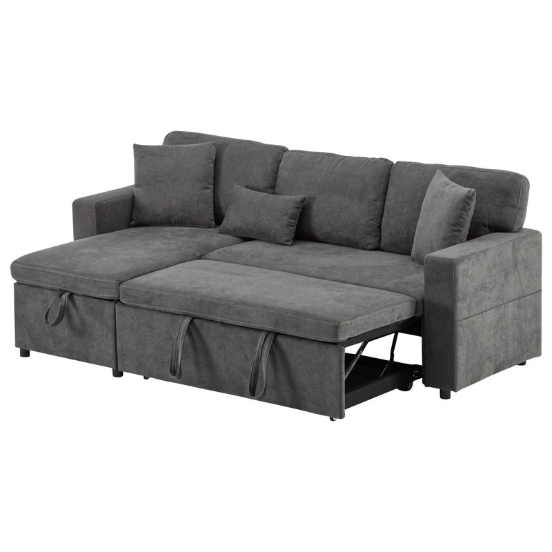 3 Seater Fabric Corner Sofa , Grey