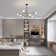 Cobina 8 - Light Dimmable Sputnik Modern Linear Chandelier