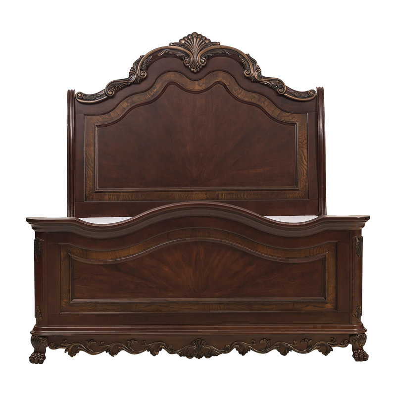 Lit standard en bois massif Ceja, Grand