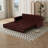 3-In-1 Faux Leather Convertible Sleeper Sofa-1448805087