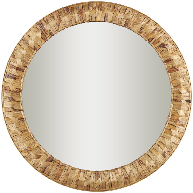 Batdorf Seagrass Circle Wall Mirror