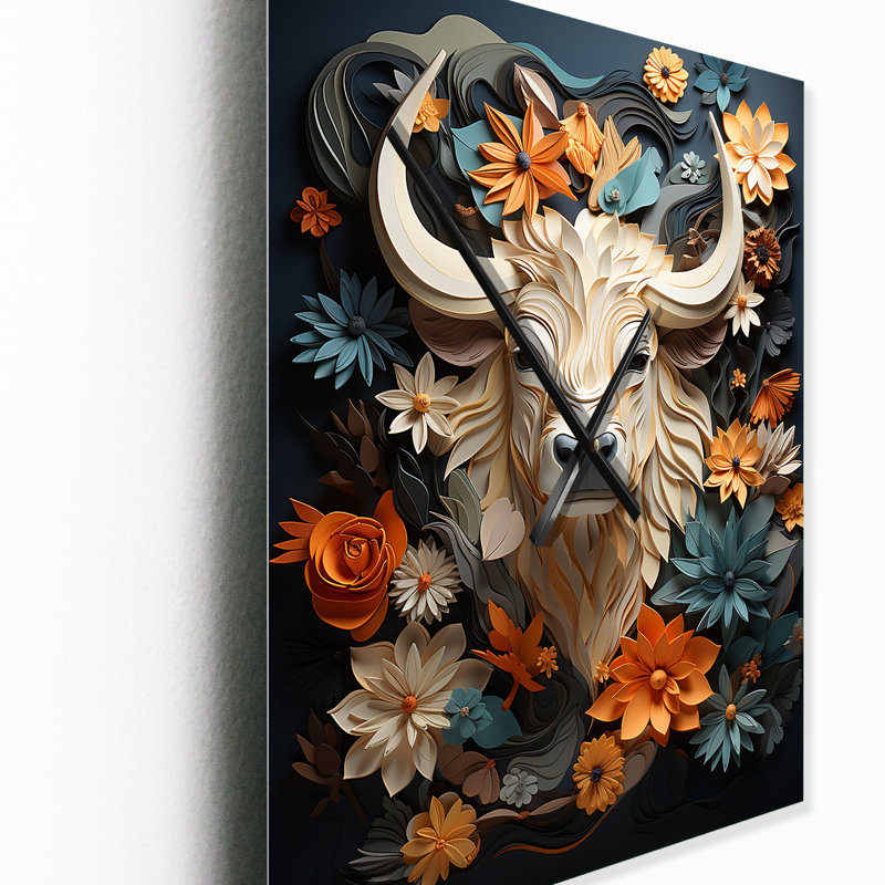 Horloge murale Carletto - Yaks, Moyen