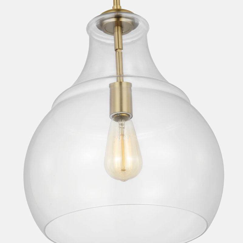 Zola 1 - Light Pendant, Satin Brass