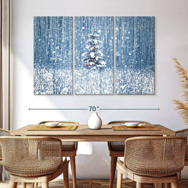 Christmas Spruce, 42" H x 65" W