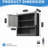 Metal Wall-Mounted Tool Storage Cabinet With Locking Door And 1 Shelf 1 Opened Drawer