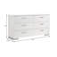 Commode double 6 tiroirs Abdon