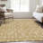 Premium Machine Washable Prisco Gold Rug-381589875