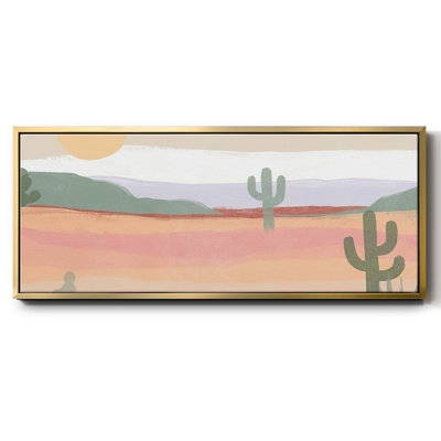 Cactus Plateau II - toile encadrée