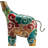Wynn Metal Indoor Outdoor Tall Giraffe Decorative Sculpture with Detailed Embossed Scrollwork
