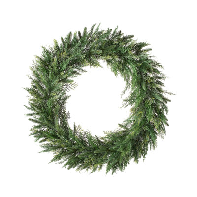 Faux Fir 100cm Wreath