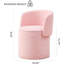 Tabouret de coiffeuse rembourré avec rangement-680583564