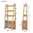 Versatile Pet-Friendly Ladder Bookcase with Stylish Storage Options