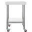 Table de préparation en acier inoxydable, 24 x 24 x 35 pouces