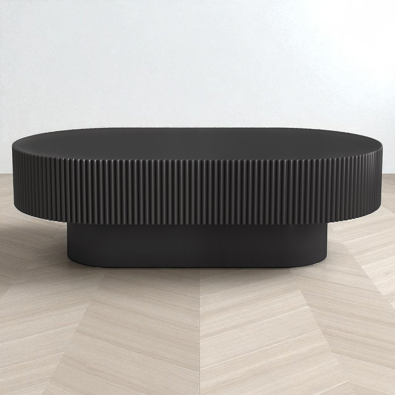 Table basse ovale, Black 1