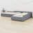 Upholstered Double Daybed With Trundle And Drawer-1937354441