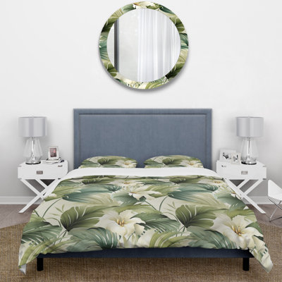 Literie à motif tropical tropical neutre II