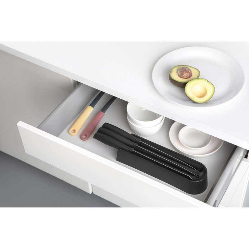 Tasty+ In-Drawer Knife Organizer plus 3 knives