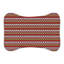 Tapis marron en forme de cœur - 1 pièce