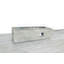 Rectangular Concrete Propane Fire Pit Table With Fibre Reinforcement