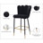 Sonette Upholstered Counter Stool with Metal Frame-1080848066