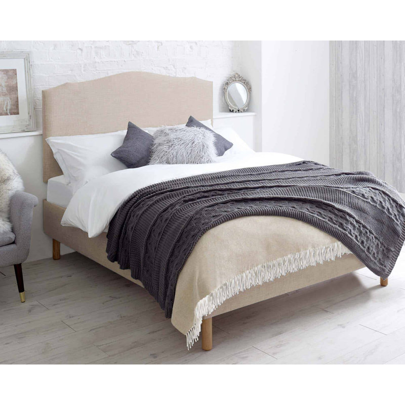 Aimani Upholstered Headboard, Single (3'), Cream