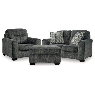 Lonoke Loveseat, Oversized Chair and Ottoman