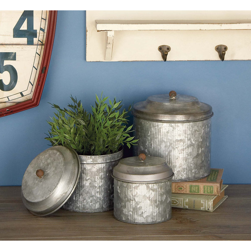 Hasler Metal Kitchen Canister Set
