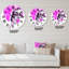 Afro American Woman Fashion Portrait - horloge murale moderne-60327321