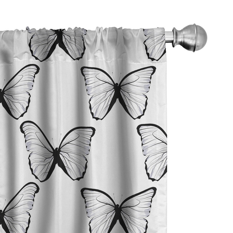 Spring Semi-Sheer Rod Pocket Curtain Panels, 28" x 63"