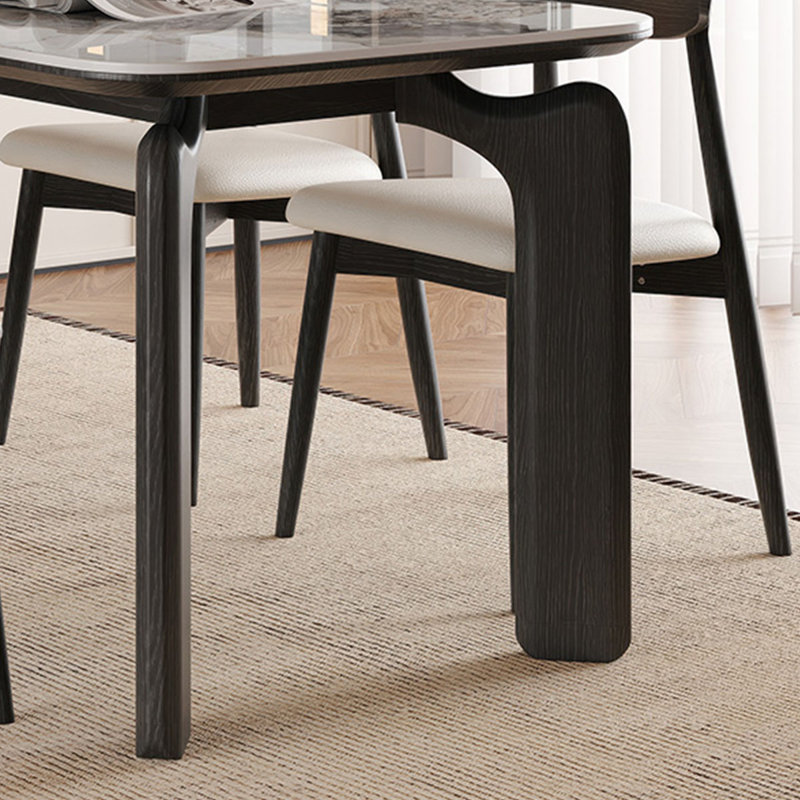 Table de salle à manger moderne, H 29,5 po x L 70,8 po x l 35,4 po