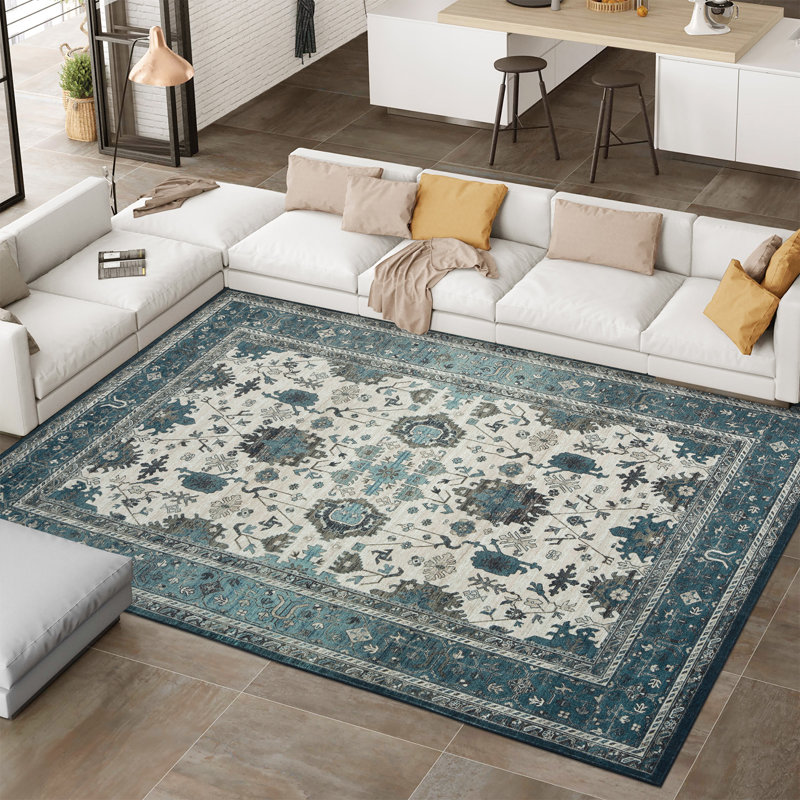 Tapis vert en polyester Zivon, Rectangle 8 pi x 10 pi