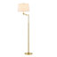 Lampe sur pied à hauteur ajustable 64,5 po Aleinah-1891411479