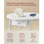 Nychelle Cross Legs End Table with Built-In Outlets-690201801