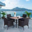 4 - Person Patio Dining Set with Square Table-1791877068-1791877065