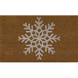 Outdoor Rug for Patio, Winter Snowflakes Red Christmas Holiday Theme  Outdoor Rugs 4x6, Camping Rug Indoor Outdoor Rugs Large Floor Mat Area Rug  for