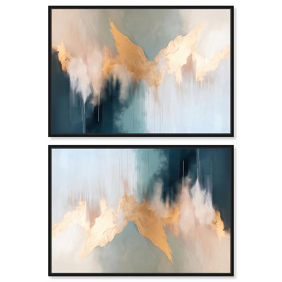 «Timeless Tones» sur toile, art moderne élégant par Art Remedy