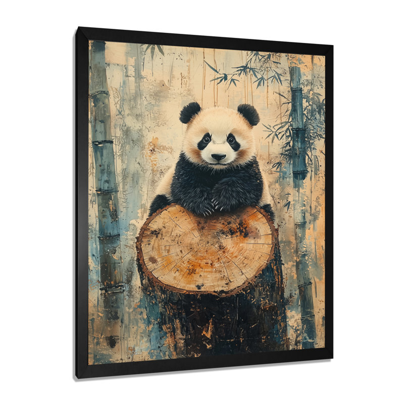 Cimaglia - animaux, reproductions d'art mural, Impression d'un seul cadre photo, Noir, noir, noir, noir, H 20 po x l 12 po