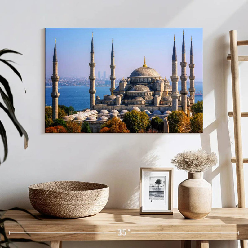 Kavia Sultan Ahmed Mosque, 16" H x 24" W