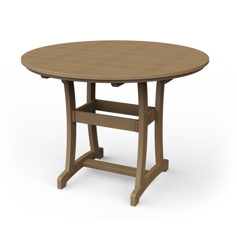 Table de bar Stella, Marron foncé, H 54 po x l 54 po x P 54 po