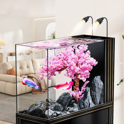 65-75 Gallon Glass Manufactured Wood Modern Eco Aquarium Tank