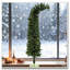 Arbre de Noël crayon, arbre de Noël artificiel pliable avec 400 branches