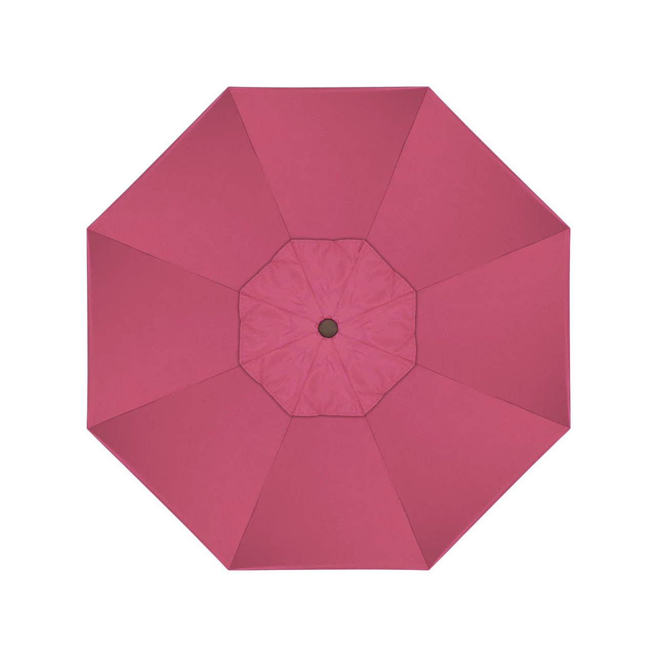 Roverta 9' Sunbrella® Market Umbrella, Canvas Hot Pink Sunbrella® Canvas, Brown