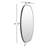Rafaella Metal Oval Wall Mirror