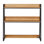 Étagère de bureau à 2 niveaux, rangement de bureau, 95 x 32 x 90 cm, tablette de rangement couleur bois, tablette de bureau avec pattes antidérapantes, pour la maison et les chambres d'étudiants.