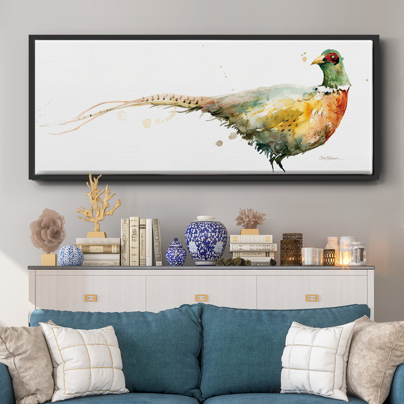 Harvest Pheasant- Framed Canvas