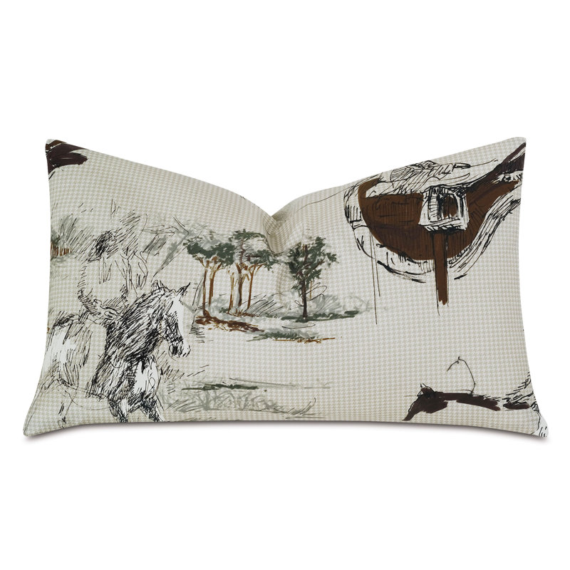 Steeplechaser Lumbar Pillow Cover & Insert