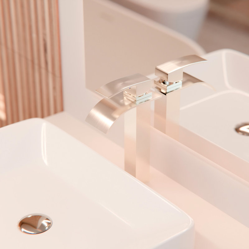 Single-handle Bathroom Faucet, Brushed Nickel