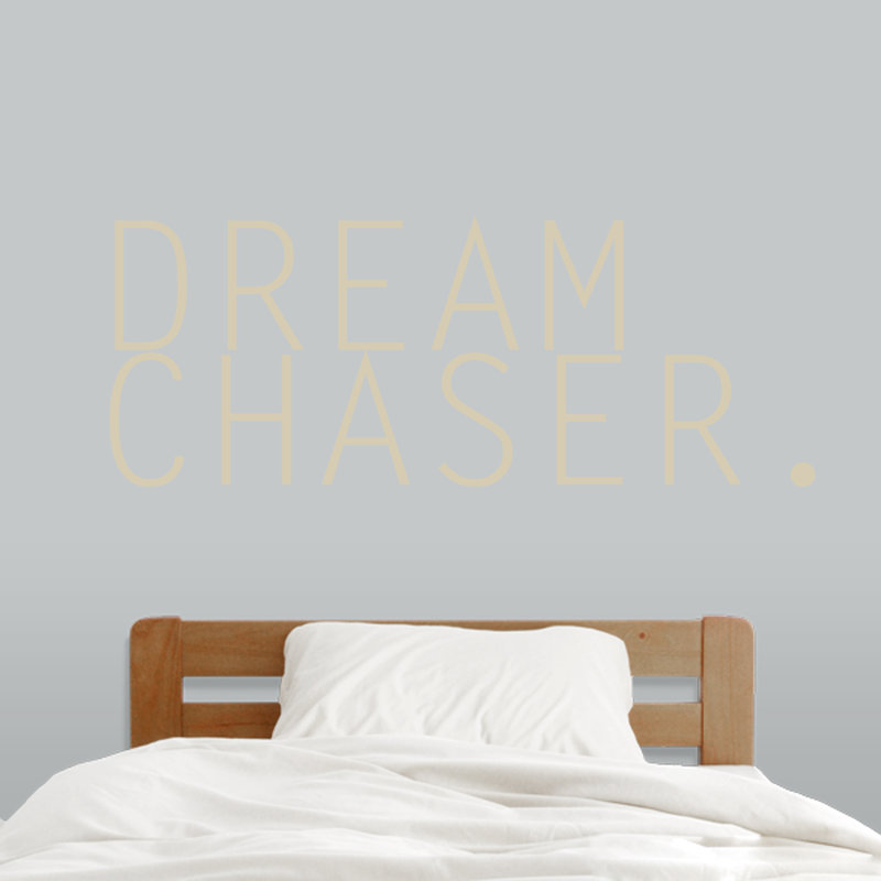 Décalcomanie murale chaser de rêve, Beige clair