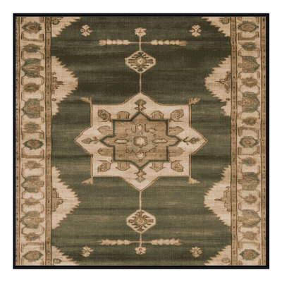 Tapis brun lavable à la machine